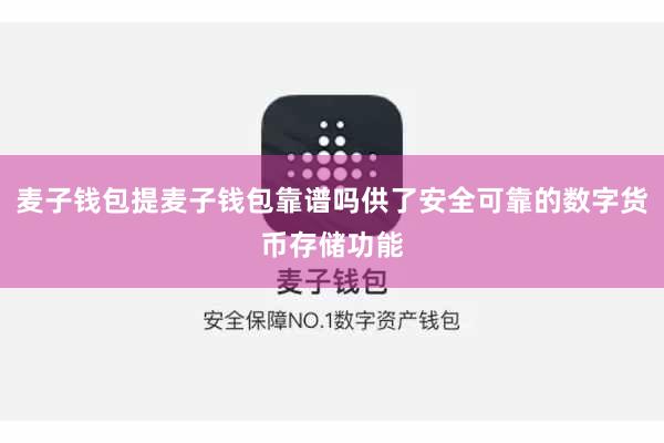 麦子钱包提麦子钱包靠谱吗供了安全可靠的数字货币存储功能