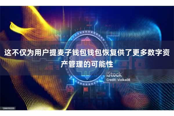 这不仅为用户提麦子钱包钱包恢复供了更多数字资产管理的可能性