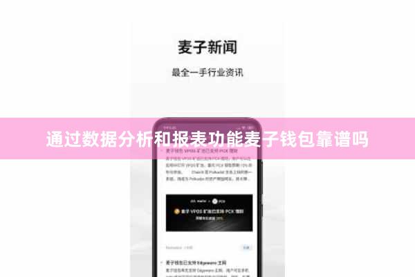 通过数据分析和报表功能麦子钱包靠谱吗